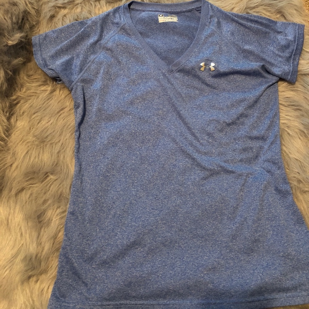 Under Armour blue semi-fit shirt